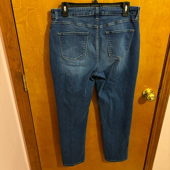 Croft & Barrow Stretch Jeans Size 12S Dark Blue - Picture 9 of 14